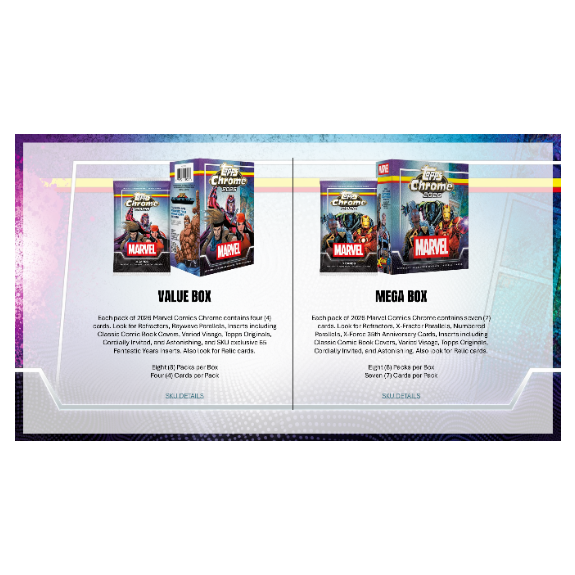 Topps Chrome Marvel Comics 2026 Mega Box - Image 20