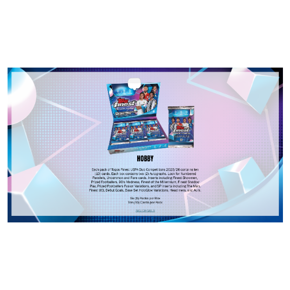Topps Finest UEFA Champions League 2025/26 - Hobby Box - Image 4