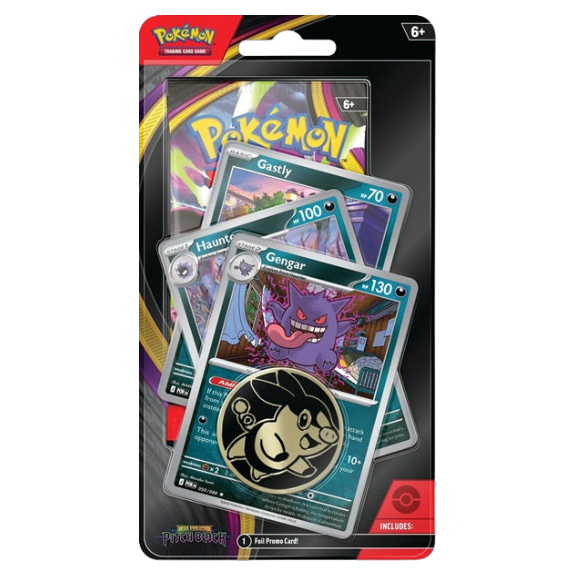 Pokemon Mega Evolutions: Pitch Black - Premium Checklane Blister - Gengar Line