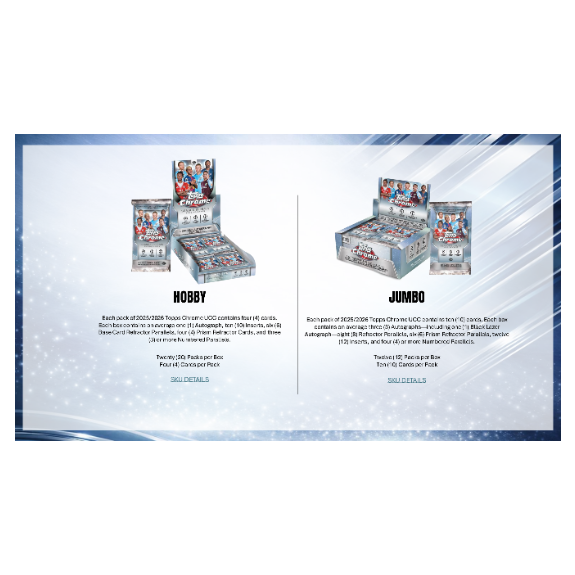 Topps Chrome UEFA Club Competitions 2025/26 - Hobby Box - Image 4