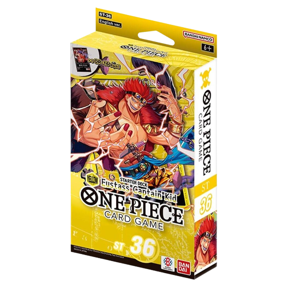 One Piece: Card Game - YELLOW Eustass "Captain" Kid Starter Deck St-36 (Eng)