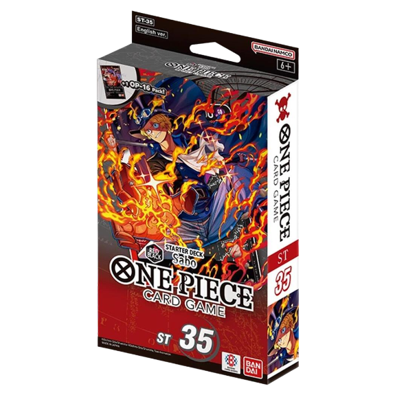 One Piece: Card Game - RED/BLACK Sabo Starter Deck St-35 (Eng)