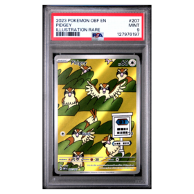 PIDGEY #207 ILLUSTRATION RARE PSA 9 - Front