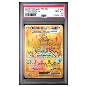 TERAPAGOS ex #180 HYPER RARE PSA 10 - Front