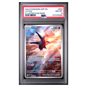 LATIOS #203 ILLUSTRATION RARE PSA 8 - Front