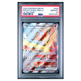 ROCKET'S MOLTRES ex #208 ULTRA RARE PSA 10 - Front