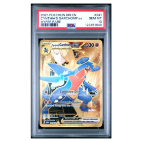 CYNTHIA'S GARCHOMP ex #241 HYPER RARE PSA 10 - Front