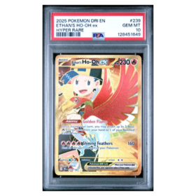 ETHAN'S HO-OH ex #239 HYPER RARE PSA 10 - Front