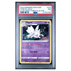 TOGETIC-HOLO #276 SLVR.TMPST.THREE PK.BLSTR. PSA 7 - Front