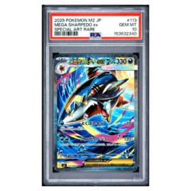 MEGA SHARPEDO ex #113 SPECIAL ART RARE PSA 10 - Front