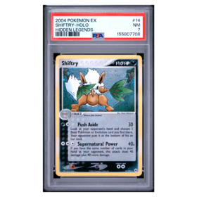 SHIFTRY-HOLO #14 HIDDEN LEGENDS PSA 7 - Front