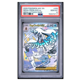MEGA FROSLASS ex #265 MEGA ATTACK RARE PSA 10 - Front