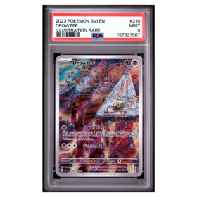 DROWZEE #210 ILLUSTRATION RARE PSA 9 - Front