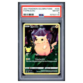 FA/PIKACHU #005 PSA 8 - Front