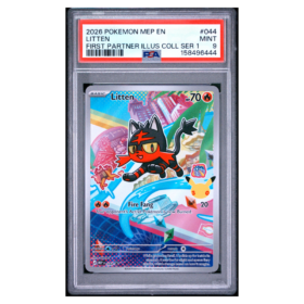 LITTEN #044 FIRST PARTNER ILLUS COLL SER 1 PSA 9 - Front
