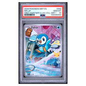 PIPLUP #042 FIRST PARTNER ILLUS COLL SER 1 PSA 10 - Front