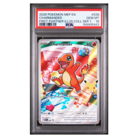 CHARMANDER #038 FIRST PARTNER ILLUS COLL SER 1 PSA 10 - Front