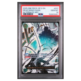 DEAD MAN'S GAME #037 ALTERNATE ART PSA 10 - Front
