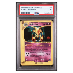 ALAKAZAM-HOLO #H1 HOLO PSA 5 - Front