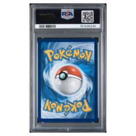 FA/PIKACHU EX #XY124 PROMO-RED & BLUE COLL. PSA 8 - Back
