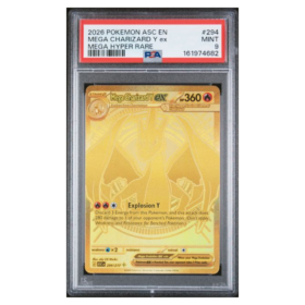MEGA CHARIZARD Y ex #294 MEGA HYPER RARE PSA 9 - Front