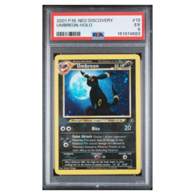 UMBREON-HOLO #13 HOLO PSA 5 - Front