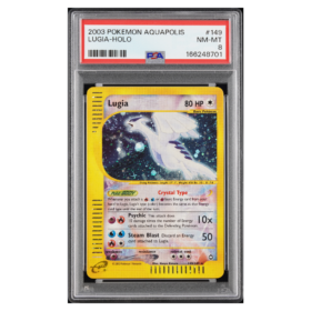 LUGIA-CRYSTAL HOLO #149 PSA 8 - Front