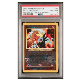 ENTEI-REV.FOIL #34 POKEMON 3 MOVIE PROMO PSA 8 - Front