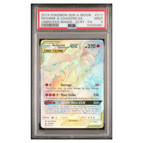RESHRM. & CHARZRD.GX #217 UNBROKEN BONDS-SCRT-FA PSA 9 - Front
