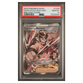 FA/SS STYLE MUSTARD #TG28 BRILLIANT STARS PSA 10 - Front