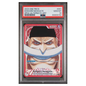 EDWARD NEWGATE #001 ALTERNATE ART PSA 10 - Front
