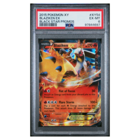 BLAZIKEN EX #XY54 BLACK STAR PROMOS PSA 6 - Front