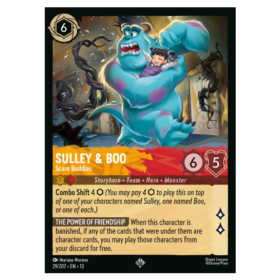 Sulley & Boo - Scare Buddies - Non Foil #29 [Attack of the Vine!]