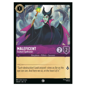 Maleficent - Exultant Spellcaster - Non Foil #39 [Attack of the Vine!]