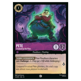 Pete - Created by the Vine - Non Foil #52 [Attack of the Vine!]