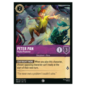 Peter Pan - Playful Prankster - Non Foil #58 [Attack of the Vine!]