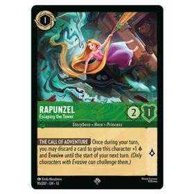 Rapunzel - Escaping the Tower - Non Foil #95 [Attack of the Vine!]