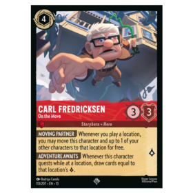 Carl Fredricksen - On the Move - Non Foil #113 [Attack of the Vine!]