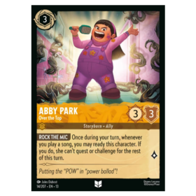 Abby Park - Over the Top - Non Foil #14 [Attack of the Vine!]