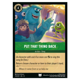 Put That Thing Back - Non Foil #103 [Attack of the Vine!]