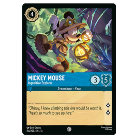 Mickey Mouse - Inquisitive Explorer - Non Foil #155 [Attack of the Vine!]