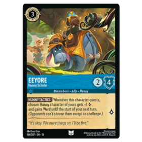 Eeyore - Hunny Scholar - Non Foil #164 [Attack of the Vine!]
