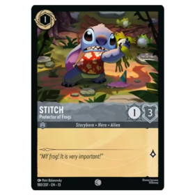 Stitch - Protector of Frogs - Non Foil #180 [Attack of the Vine!]