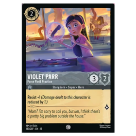 Violet Parr - Force Field Practice - Non Foil #183 [Attack of the Vine!]