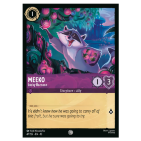 Meeko - Lucky Raccoon - Non Foil #47 [Attack of the Vine!]