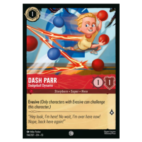 Dash Parr - Dodgeball Dynamo - Non Foil #114 [Attack of the Vine!]