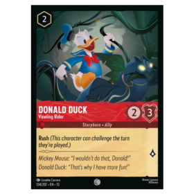 Donald Duck - Vineling Rider - Non Foil #124 [Attack of the Vine!]