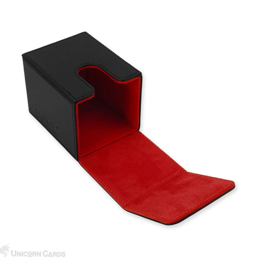 Vault X: Exo-Tec® Toploading Deck Box 80+ Black / Electric Red - Image 4