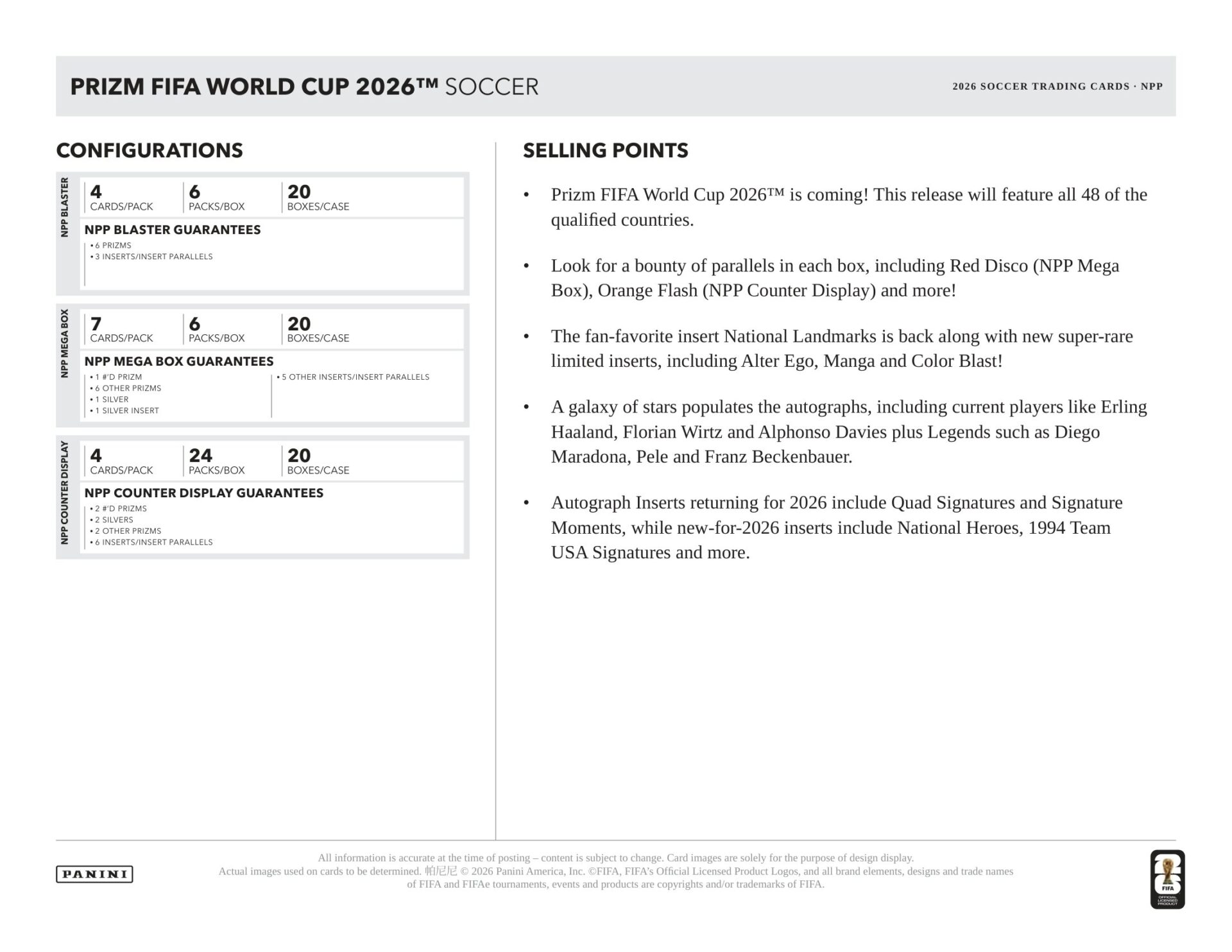 Panini Prizm FIFA World Cup 2026 - Mega Box - Image 5