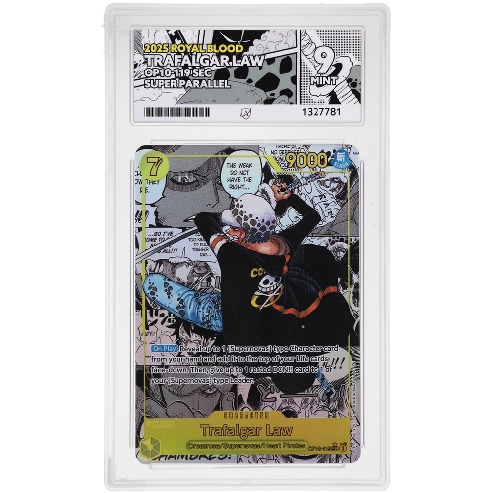 Trafalgar Law #OP10-119 SEC Super Parallel ACE 9 - Front
